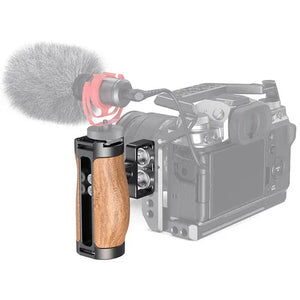 SmallRig Mini Wood Side Handle with Dual 1/4"-20 Screw Mount at PROCAM | procam.com