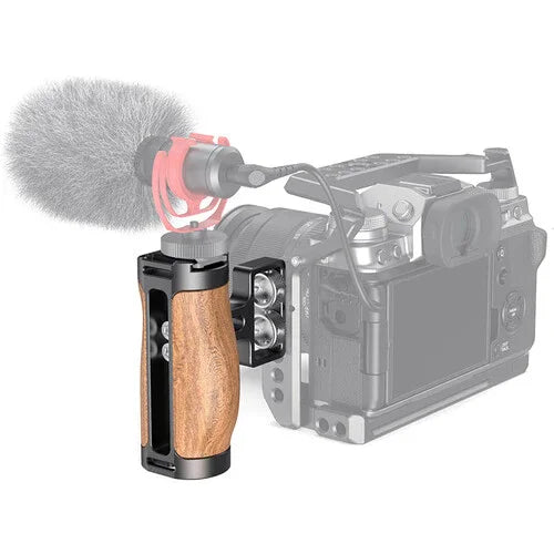 SmallRig Mini Wood Side Handle with Dual 1/4"-20 Screw Mount at PROCAM | procam.com