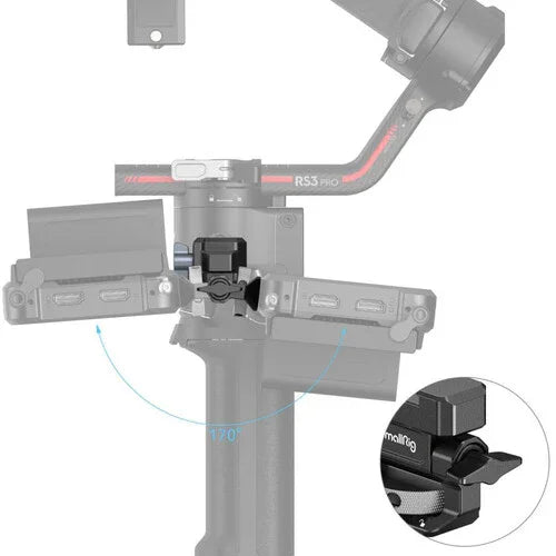 SmallRig Monitor Mount with NATO Clamp for Select DJI RS Series Gimbals at PROCAM | procam.com