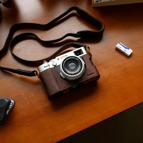 SmallRig Leather Half Case Kit for FUJIFILM X100VI at PROCAM | procam.com