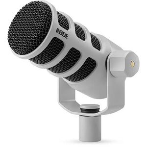 RODE PodMic USB and XLR Dynamic Broadcast Microphone (White) at PROCAM | procam.com
