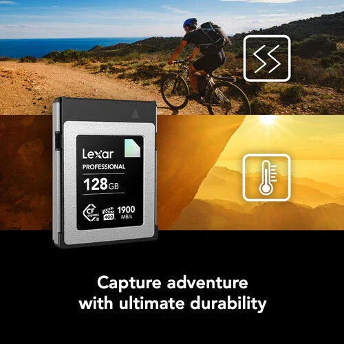 Lexar Professional CFexpress Type B Memory Card (DIAMOND Series) - 128GB (2-Pack) at PROCAM | procam.com