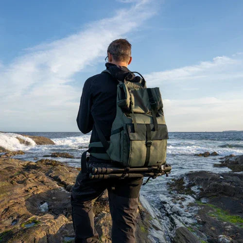 ProMaster Jasper 2.0 Rolltop Backpack - Medium 7.5 + 9L (Green) at PROCAM | procam.com