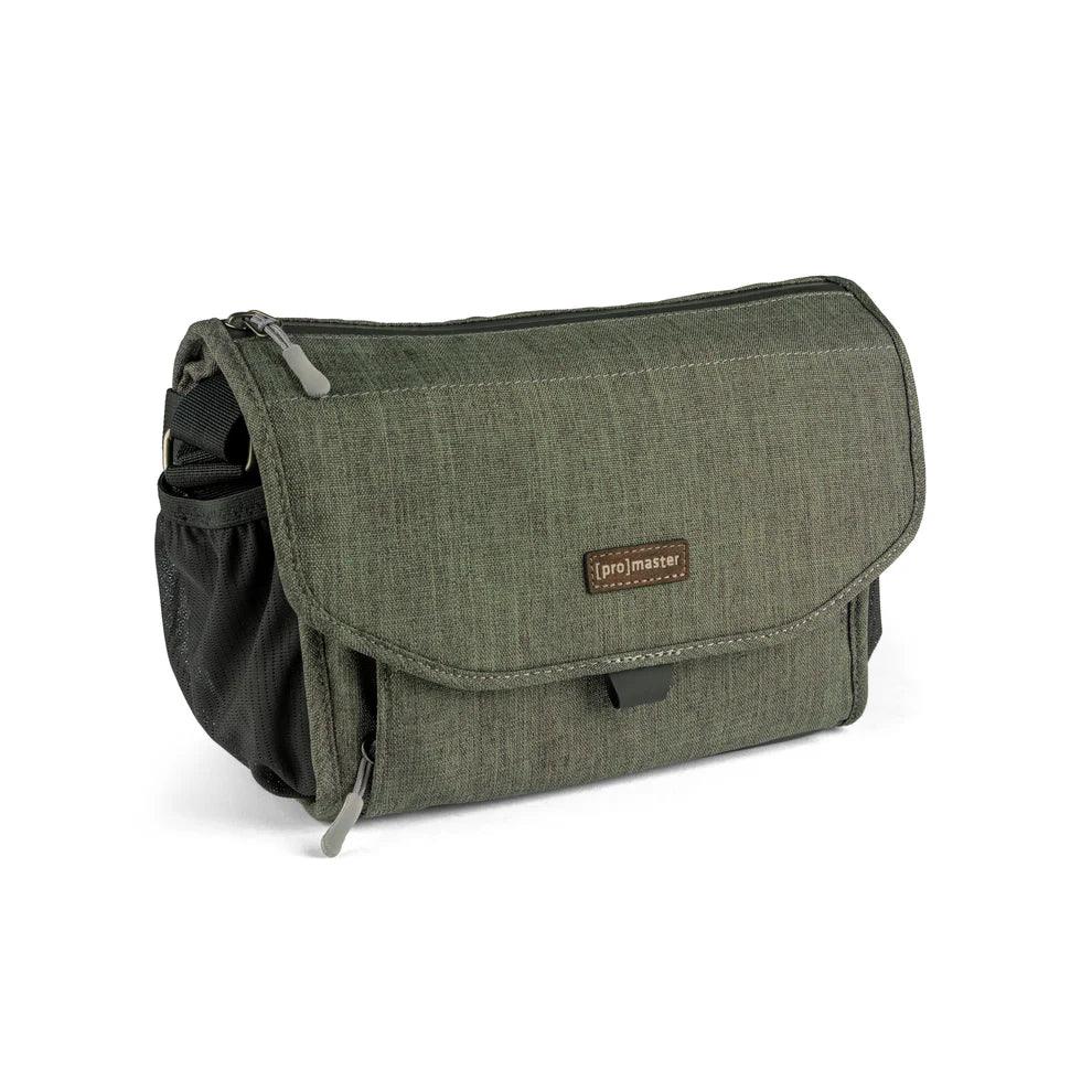 ProMaster Blue Ridge 2.0 Shoulder Bag - Medium (4.6L Green) at PROCAM | procam.com