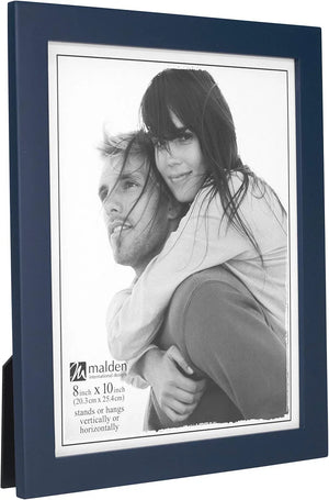 Malden Linear Wood 8x10 Blue Picture Frame at PROCAM | procam.com