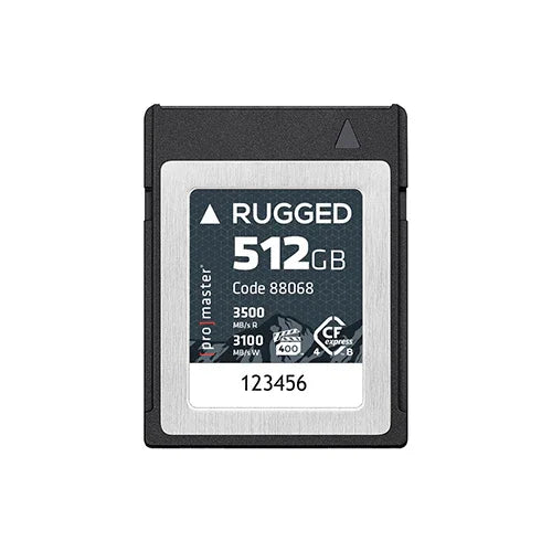 ProMaster CFexpress 4.0 Type B Rugged VPG400 Memory Card - 512GB at PROCAM | procam.com