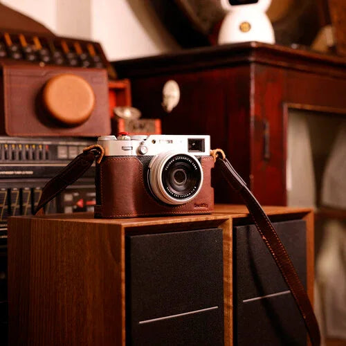 SmallRig Leather Half Case Kit for FUJIFILM X100VI at PROCAM | procam.com