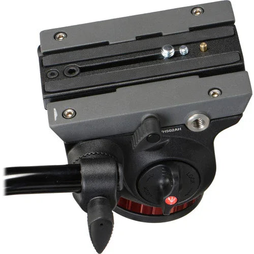 Manfrotto MT055XPRO3 Aluminum Tripod with 502HD Fluid Head Hybrid Video Kit at PROCAM | procam.com