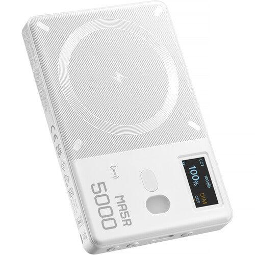 Godox MA5R RGB LED Light and Power Bank (White) at PROCAM | procam.com