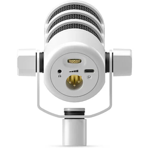 RODE PodMic USB and XLR Dynamic Broadcast Microphone (White) at PROCAM | procam.com