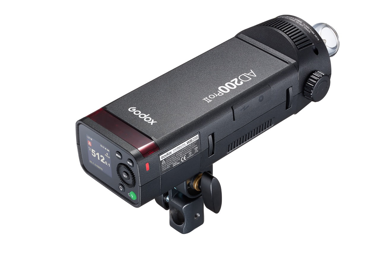 Godox AD200 Pro II Godox AD200Pro II Godox AD200ProII、X3とのワンタップ同期、最適化されたフラッシュヘッド、BiColor LEDモデリングLED、カラーグループイ Godox AD200Pro II TTL Pocket Flash (4237625)