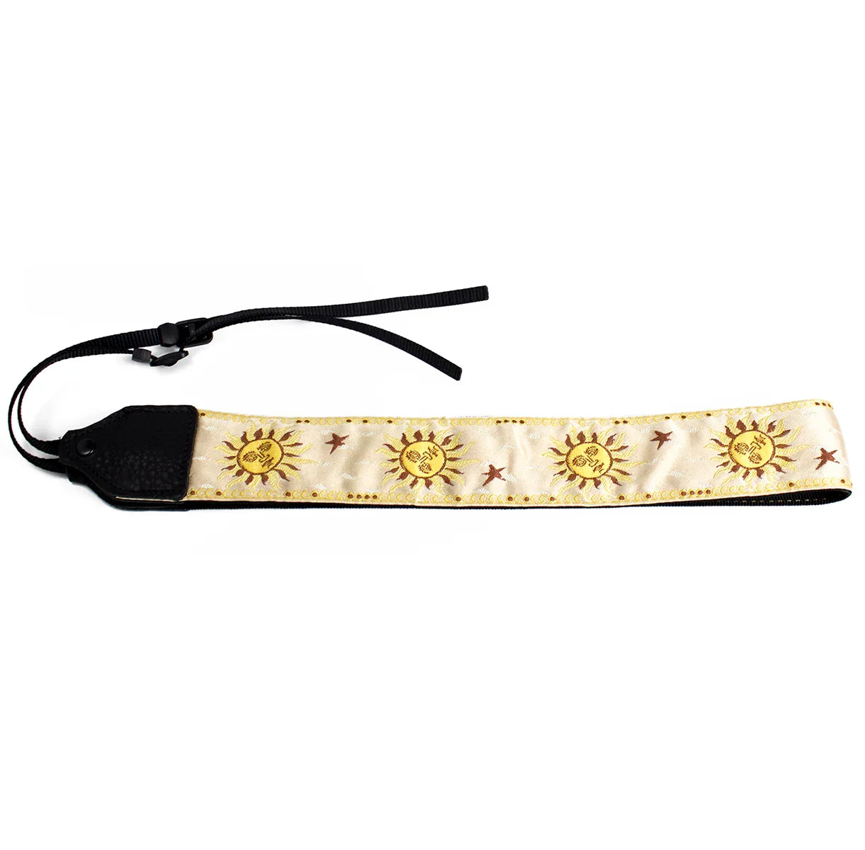 Perri's Leathers Ltd. 2" Jacquard Camera Strap (Gold Suns) at PROCAM | procam.com