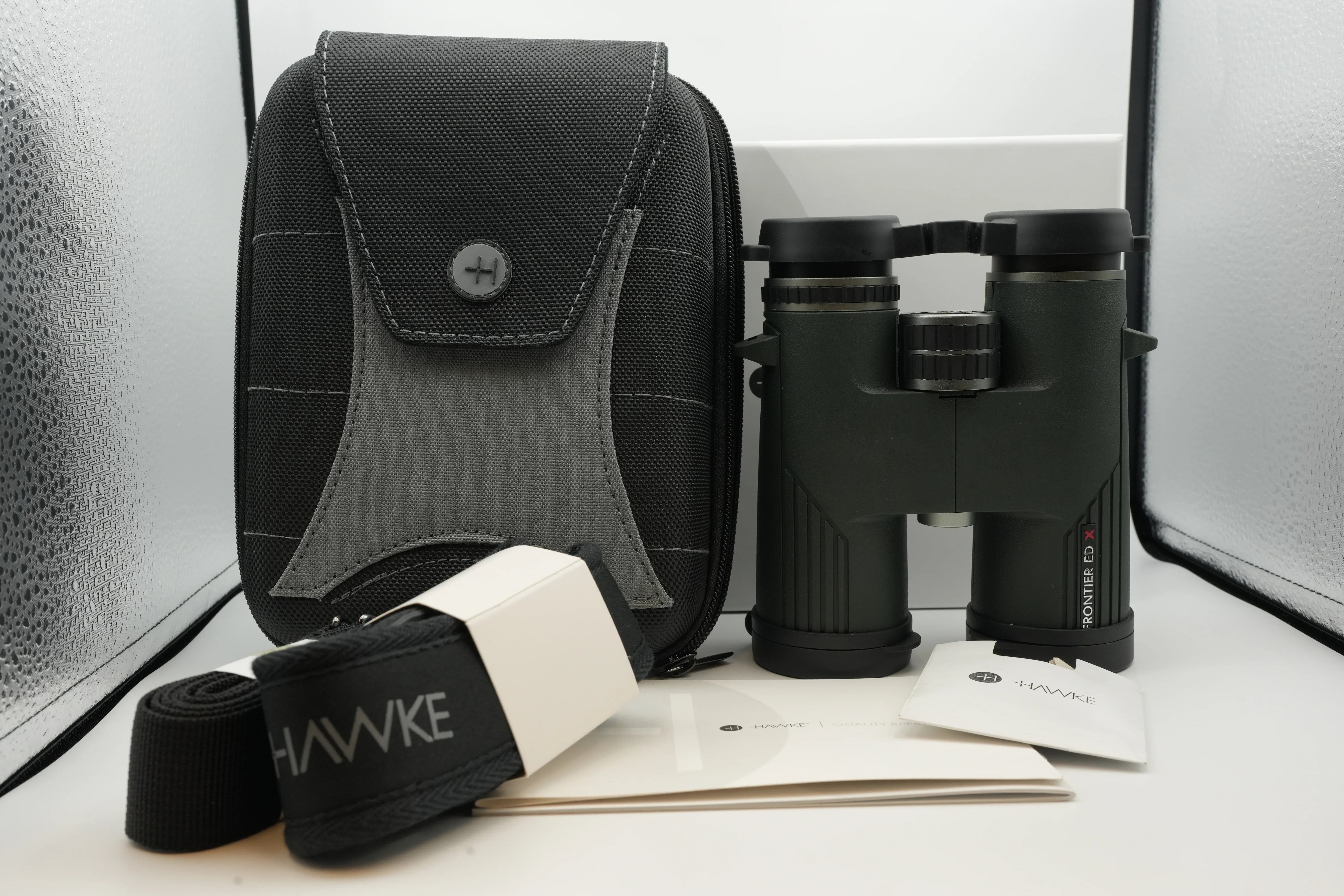 * DEMO * Hawke Sport Optics 10x42 Frontier ED X Binoculars (Green) at PROCAM | procam.com
