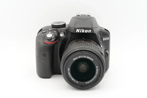 * AS IS * Nikon D3300 DSLR Camera with NIKKOR AF-S DX 18-55mm f/3.5-5.6 G II VR Lens at PROCAM | procam.com