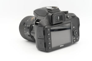 * AS IS * Nikon D3300 DSLR Camera with NIKKOR AF-S DX 18-55mm f/3.5-5.6 G II VR Lens at PROCAM | procam.com