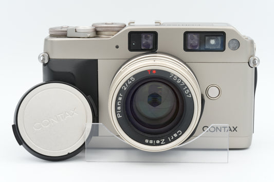 * USED * Contax G1 Green Label 35mm Film Camera with Carl Zeiss Planar T* 45mm f/2 Lens