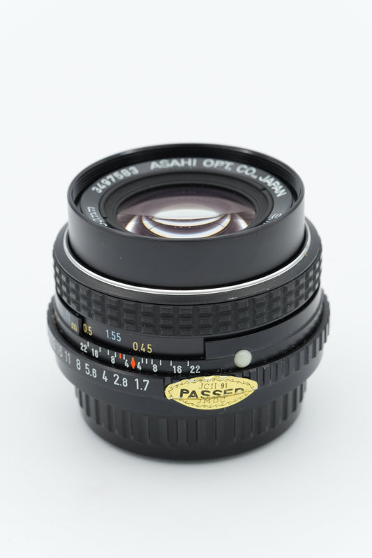 * USED * SMC Asahi Pentax-M 50mm f/1.7 Lens for K Mount