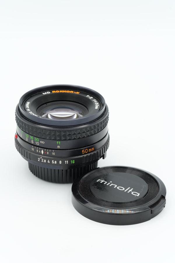 * USED * Minolta 50mm F/2 MD ROKKOR-X