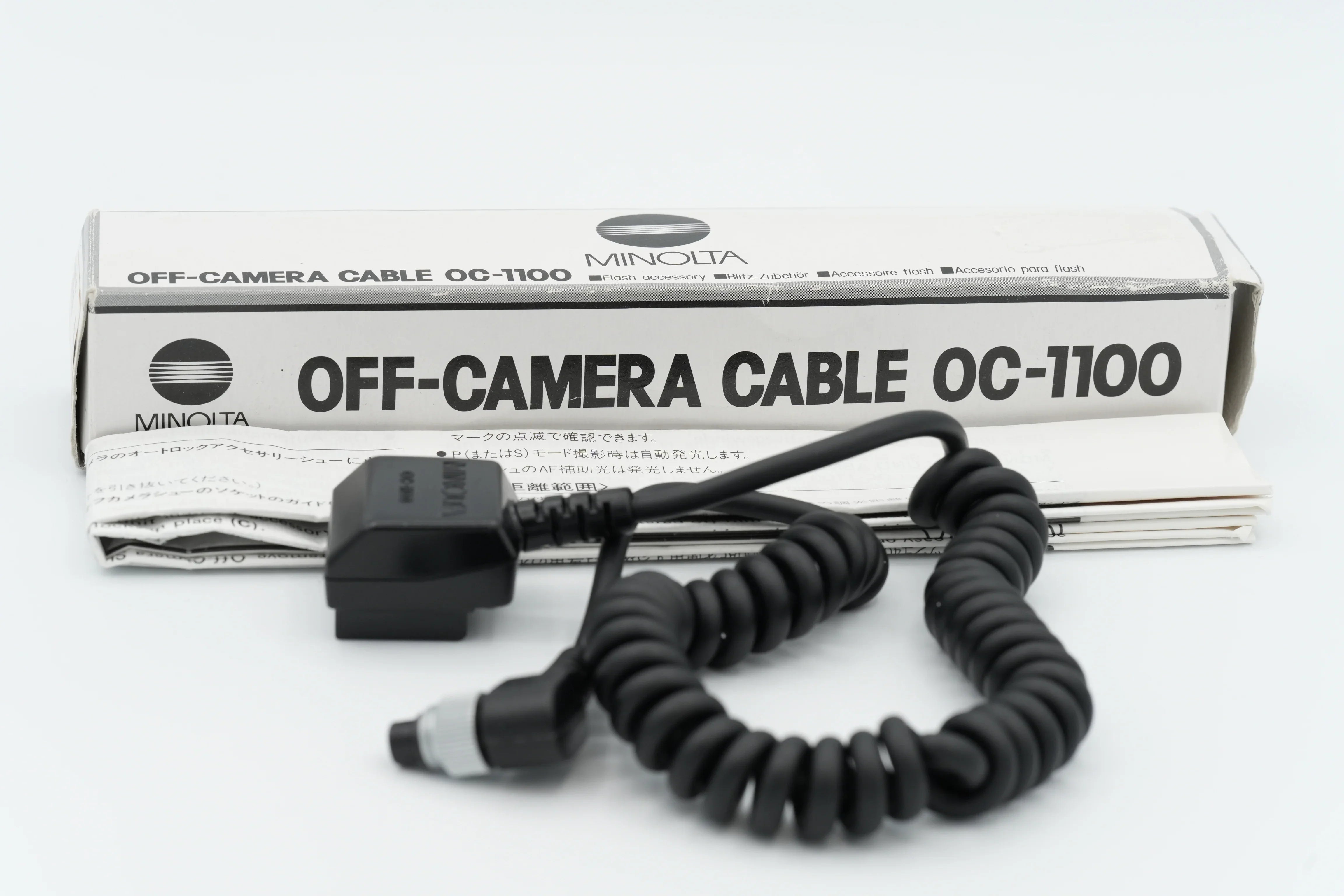 * USED * Minolta Off-Camera Cable OC-1100 at PROCAM | procam.com