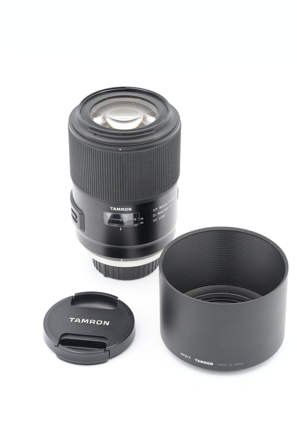 * USED * Tamron SP 90mm f/2.8 Di Macro VC USD Lens for Nikon F