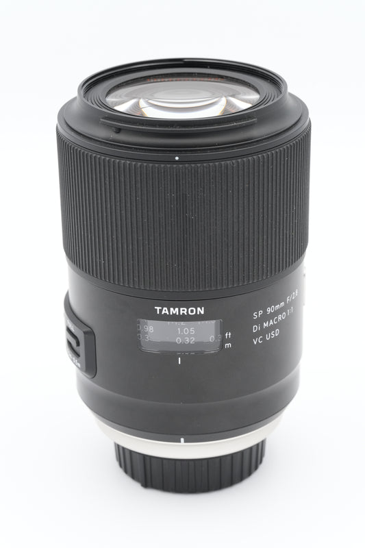 * USED * Tamron SP 90mm f/2.8 Di Macro VC USD Lens for Nikon F