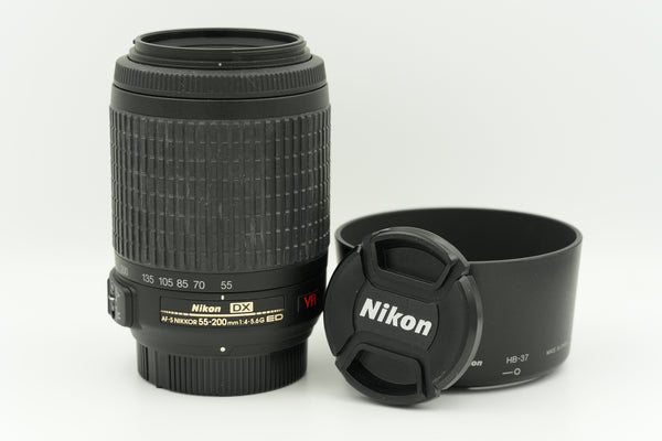 * USED * Nikon AF-S DX NIKKOR 55-200mm f/4-5.6 G ED VR Lens