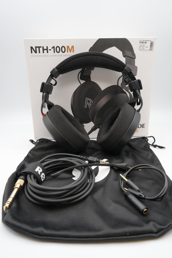 * OPEN BOX EXCELLENT * RODE NTH-100M Professional Over-Ear Headset (Black)