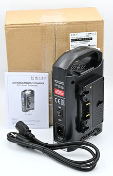 * OPEN BOX EXCELLENT * GEN ENERGY 2-Channel Battery Charger (Gold Mount)
