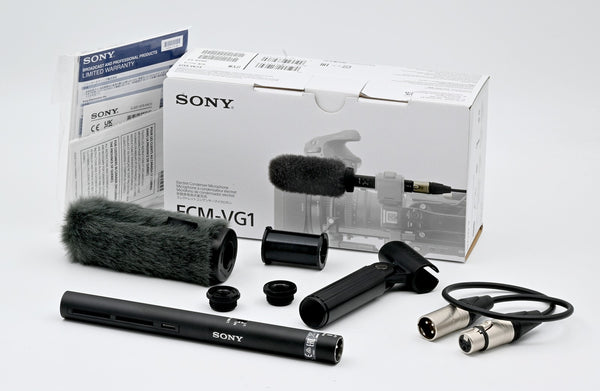 * OPEN BOX VERY GOOD* Sony ECM-VG1 Electret Condenser Shotgun Microphone