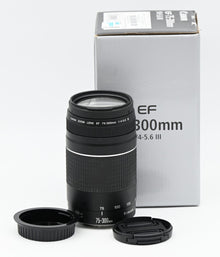 * USED * Canon EF 75-300mm f/4-5.6 III Lens