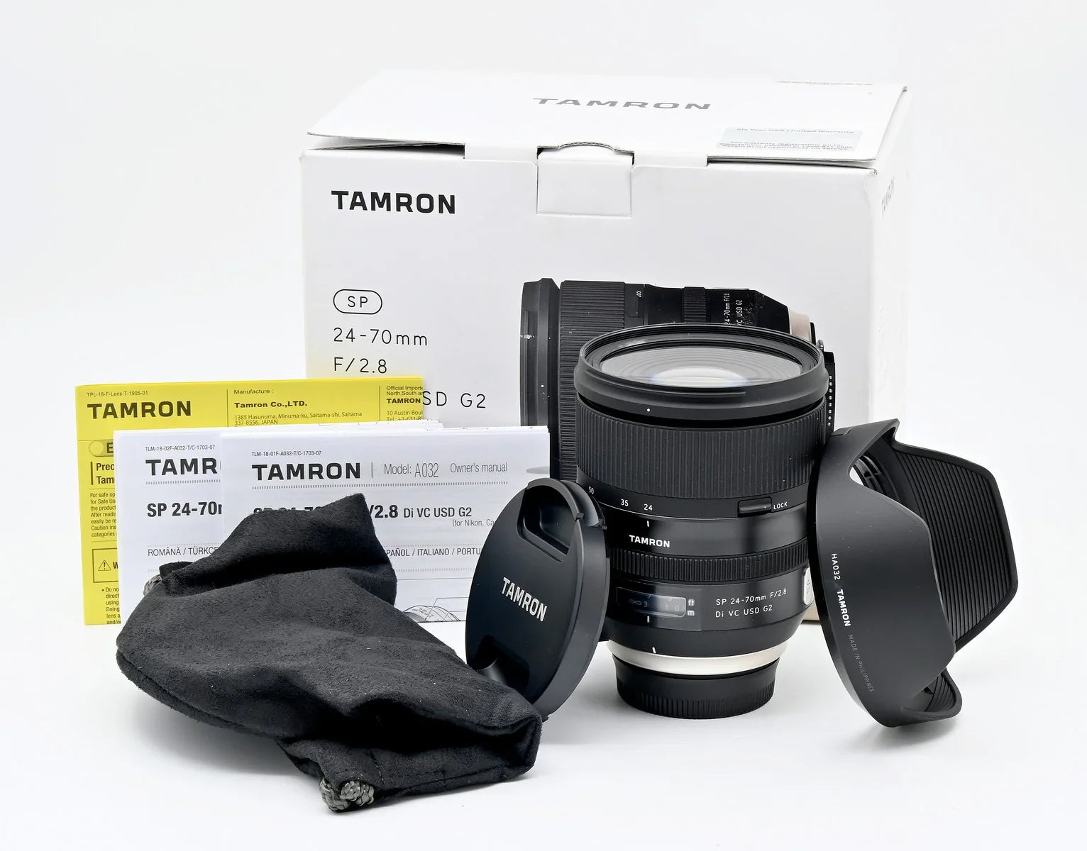 * OPEN BOX EXCELLENT * Tamron SP 24-70mm f/2.8 Di VC USD G2 Lens for Nikon F at PROCAM | procam.com