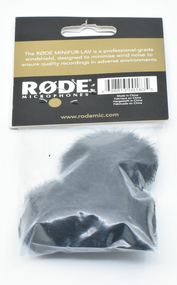 ***OPEN BOX*** Rode MINIFUR-LAV Synthetic Fur Windshield for Lavalier Microphones New x3 002