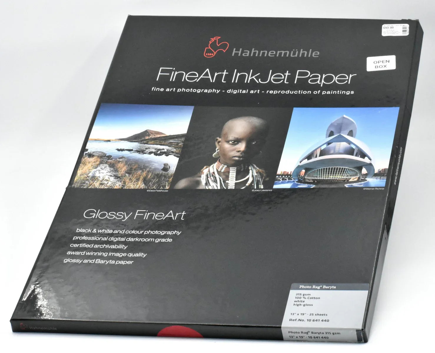 * OPEN BOX * Hahnemühle Photo Rag Baryta Paper (13 x 19", 25 Sheets) at PROCAM | procam.com