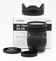 * USED * Sigma 28-70mm f/2.8 DG DN Lens For Sony E