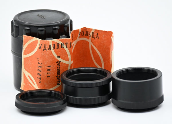 * USED * Zenit Macro Extension Tube Set for 39mm