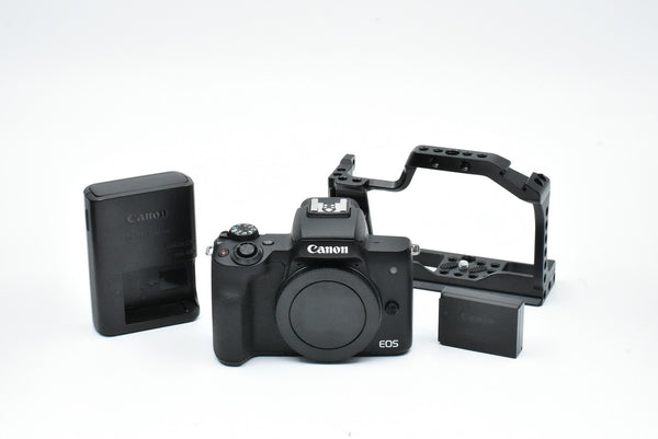 *** USED *** Canon EOS M50 Camera ( Body Only ) with Video Cage