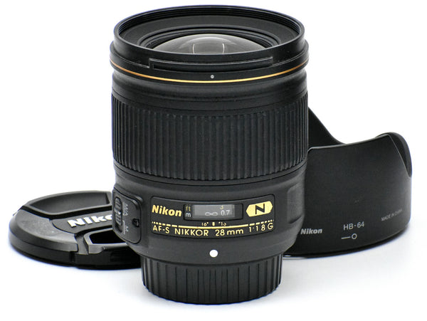 ***USED*** Nikon AF-S 28mm f/1.8 G lens