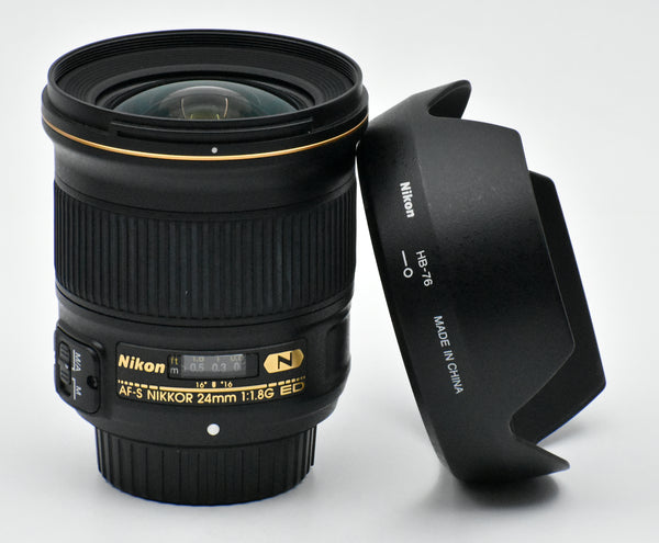 *USED* Nikon AF-S Nikkor 24mm f1.8G ED Wide Angle Lens