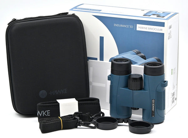 * DEMO * Hawke Sport Optics 7x32 Endurance ED Marine Binoculars (Blue)