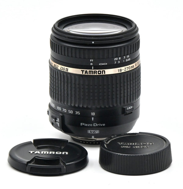 * USED * Tamron 18-270mm f/3.5-6.3 Di II VC PZD Lens For Nikon F Mount