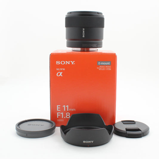 * OPEN BOX EXCELLENT * Sony E 11mm f/1.8 Lens