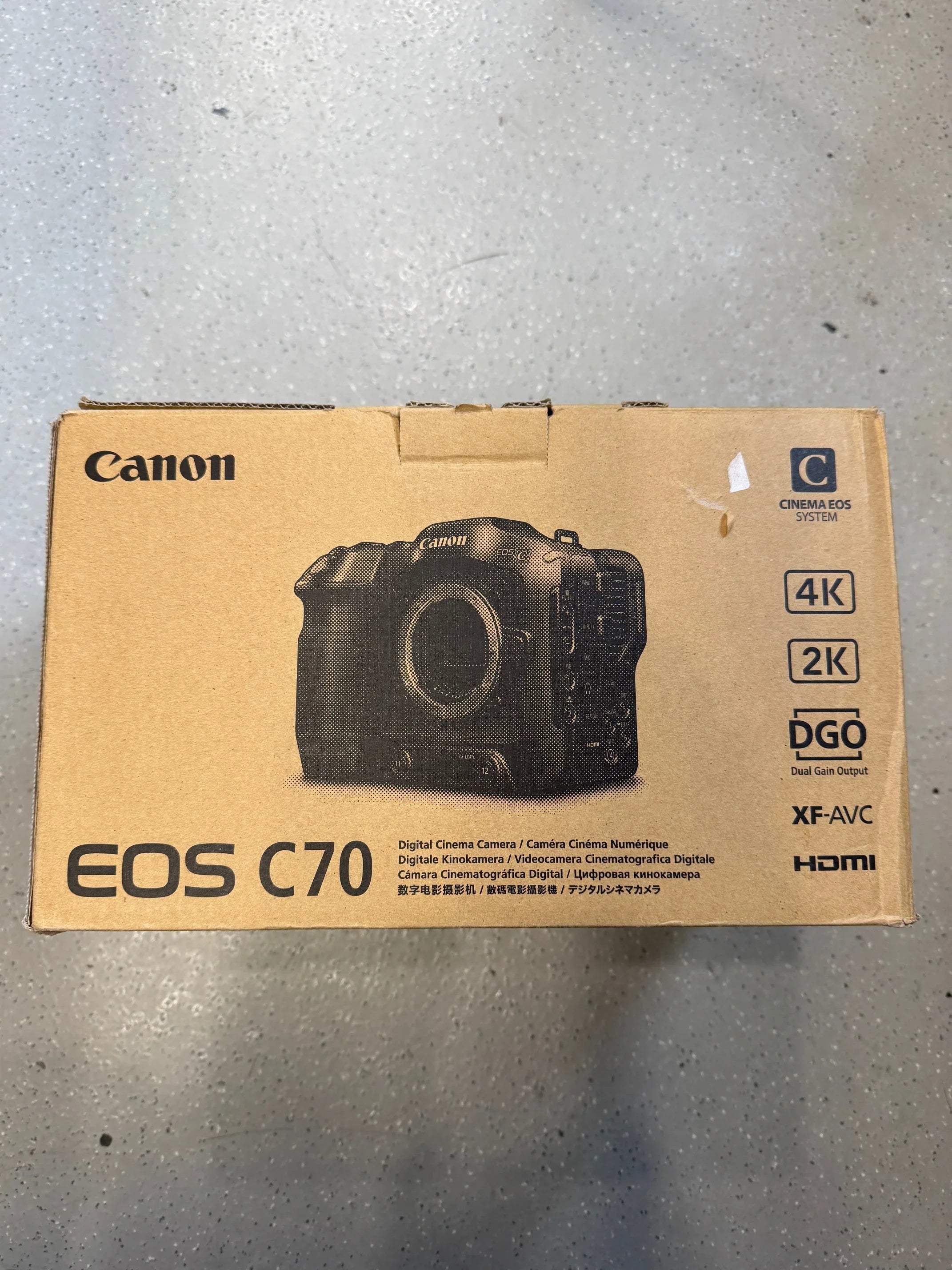 * USED * Canon EOS C70 Cinema Camera (RF Mount) (Body Only) HOURS 9 at PROCAM | procam.com