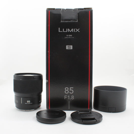 * OPEN BOX EXCELLENT * Panasonic Lumix S 85mm f/1.8 Lens (Leica L-Mount)