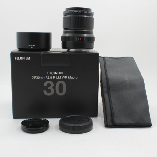 * OPEN BOX EXCELLENT * FUJIFILM XF 30mm f/2.8 R LM WR Macro Lens