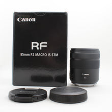 * USED * Canon RF 85mm f/2 Macro IS STM Lens Boxed