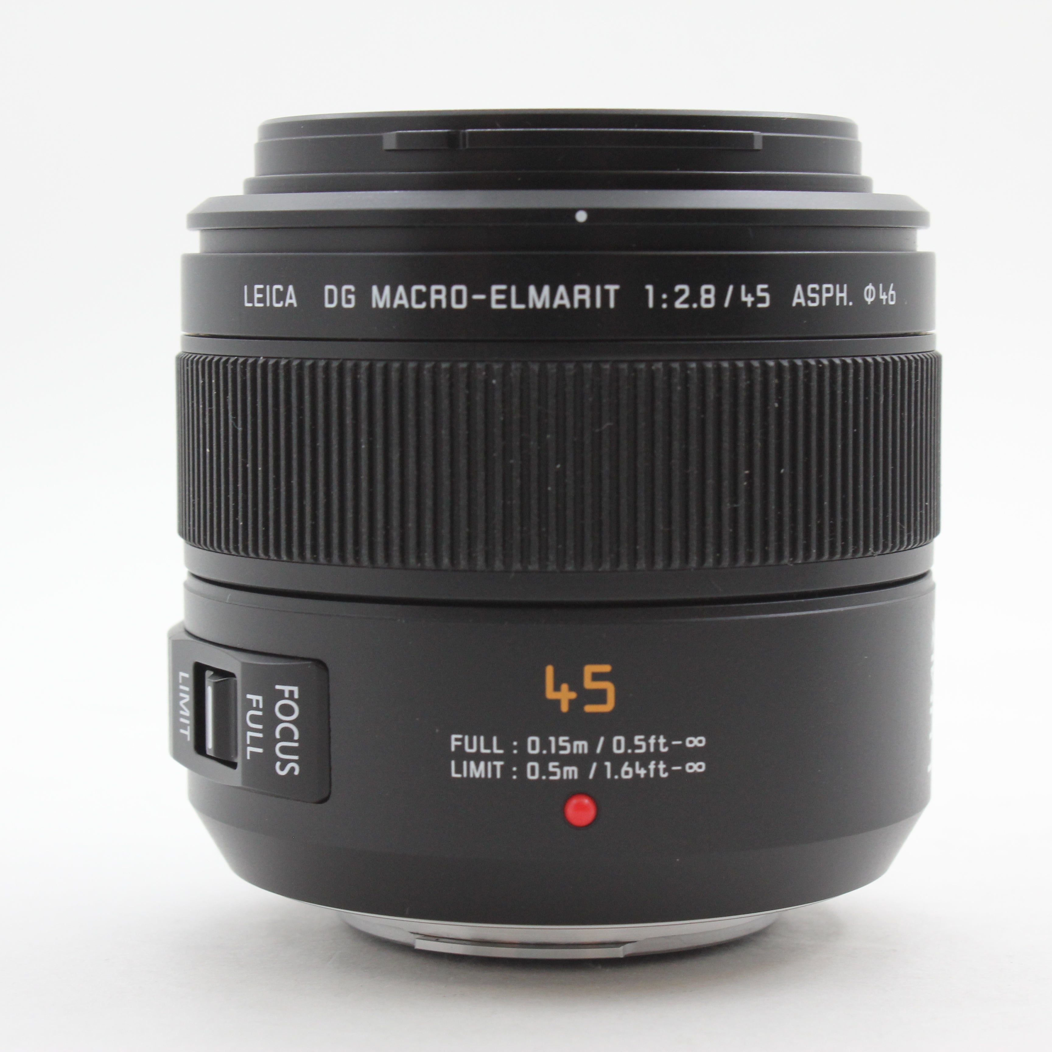 * OPEN BOX EXCELLENT * Panasonic Leica DG Macro-Elmarit 45mm f/2.8 ASPH. MEGA O.I.S. Lens