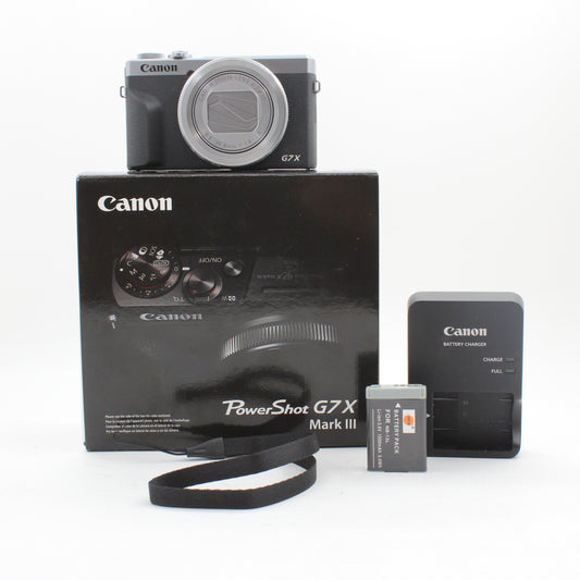 * OPEN BOX GOOD * Canon PowerShot G7 X Mark III Digital Camera (Silver)