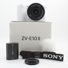 * OPEN BOX EXCELLENT  * Sony ZV-E10 II Mirrorless Camera with E PZ 16-50mm Lens (White)