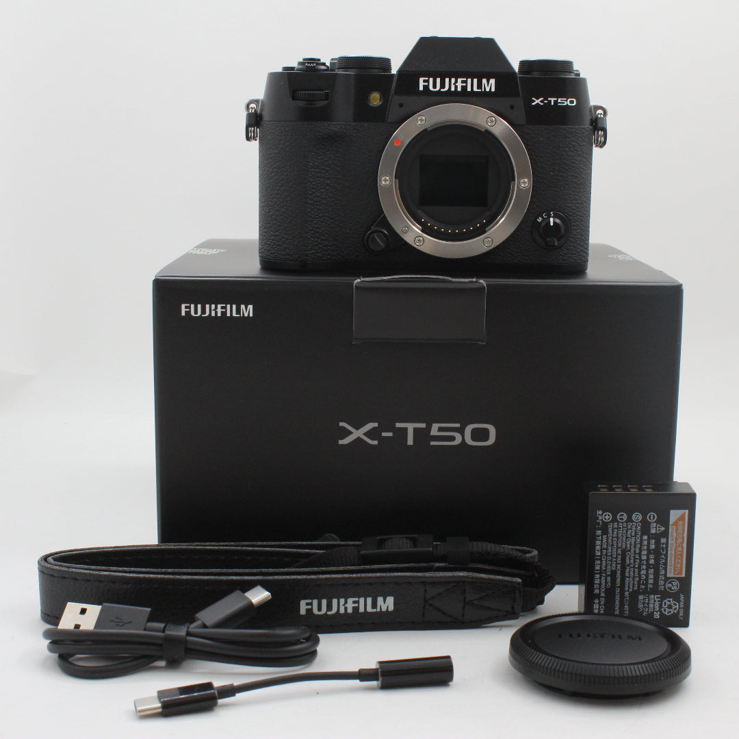 * OPEN BOX EXCELLENT * Fujifilm X-T50 Mirrorless Camera (Black)