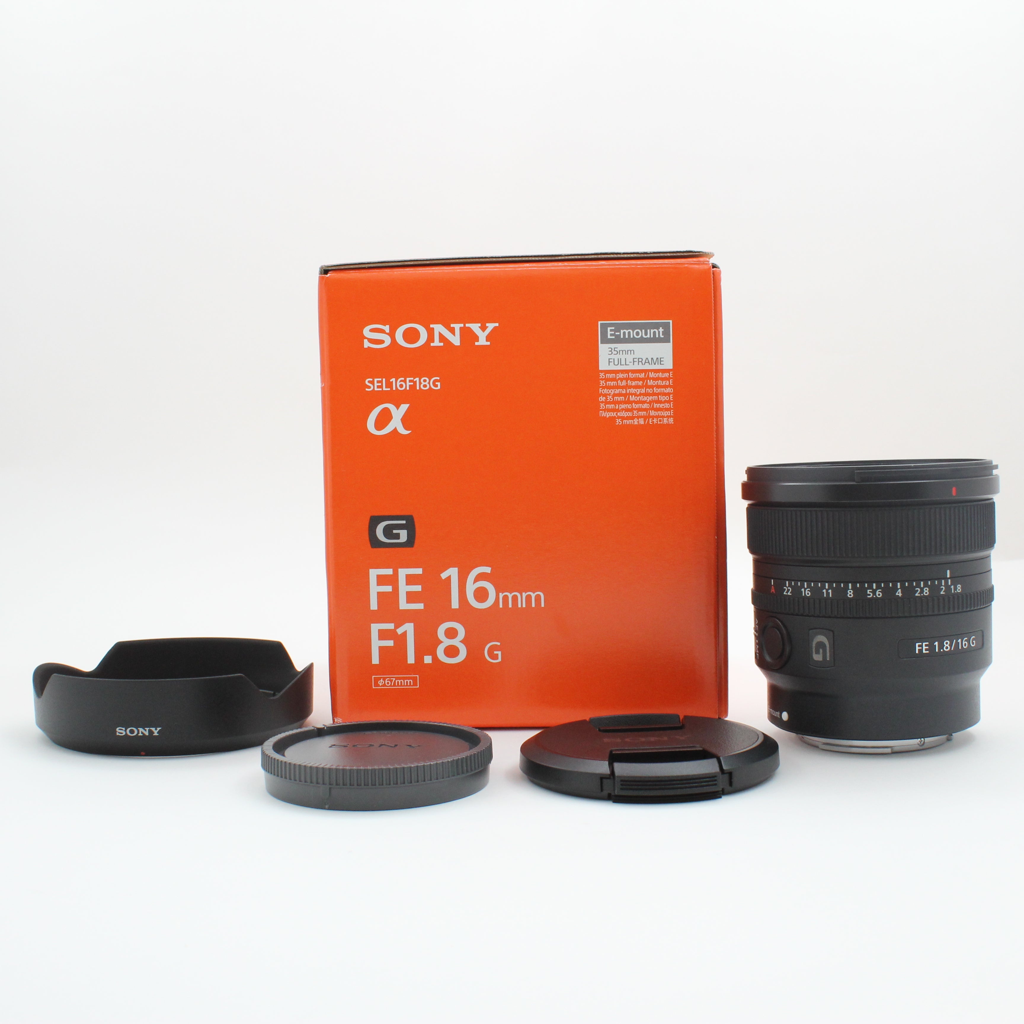 * OPEN BOX EXCELLENT * Sony FE 16mm f/1.8 G Lens